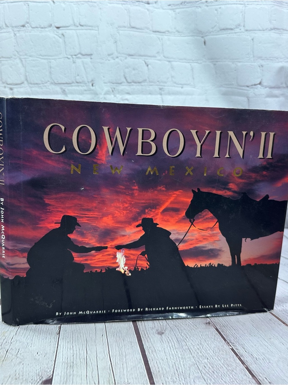 Cowboyin' II New Mexico Coffee Table Book - Dramatic Sunset Cover